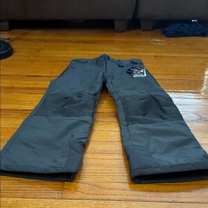 Kids Black Snow Pants